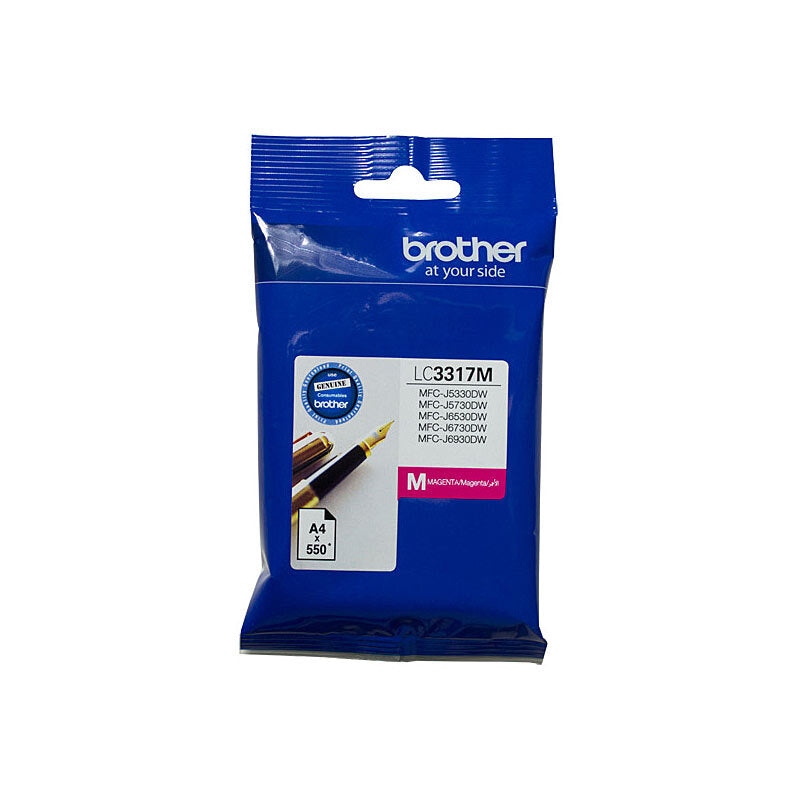 Brother LC3317 Mag Ink Cart up to 550 pages Magenta