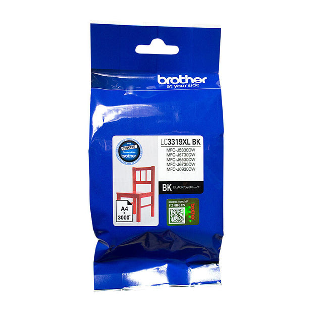 Brother LC3319XL Blk Ink Cart up to 3000 pages Black