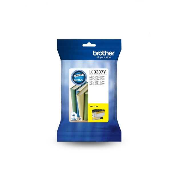 Brother LC3337 Yell Ink Cart up to 1,500 pages Yellow
