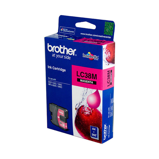 Brother LC38 Ink Cart 260 pages Magenta