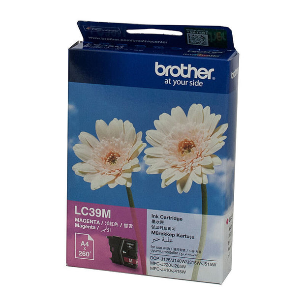 Brother LC39 Ink Cart 260 pages Magenta