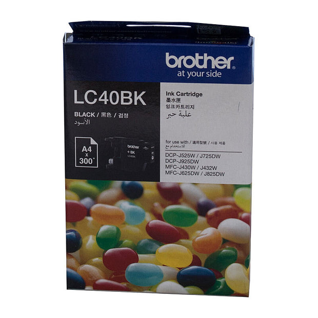 Brother LC40 Ink Cart up to 300 pages Black