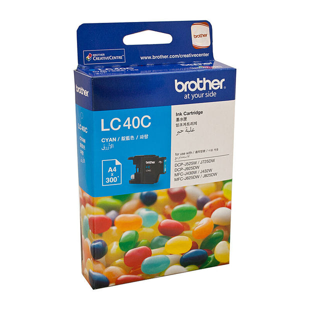 Brother LC40 Ink Cart up to 300 pages Cyan