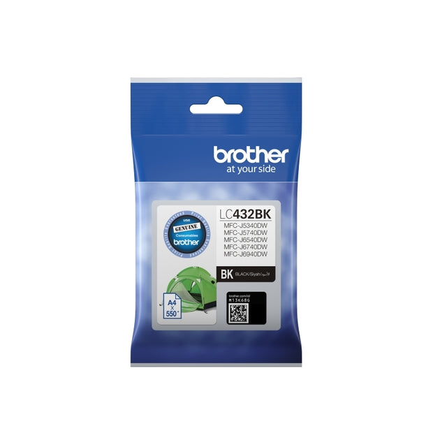 Brother LC432 Ink Cart up to 550 pages Black