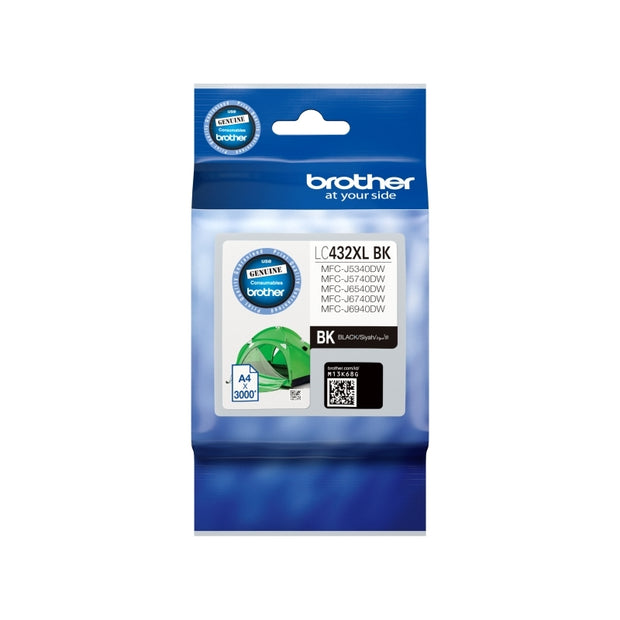Brother LC432XL Ink Cart up to 3,000 pages Black
