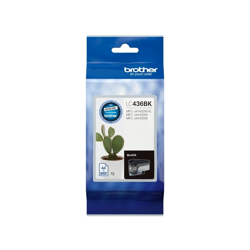 Brother LC436 Ink Cart up to 3,000 pages Black