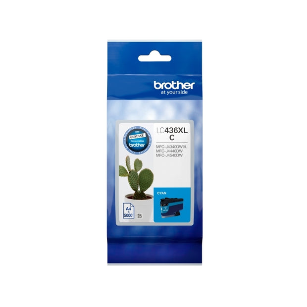 Brother LC436XL Ink Cart up to 5,000 pages Cyan