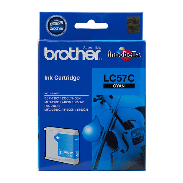 Brother LC57 Ink Cart 400 pages Cyan