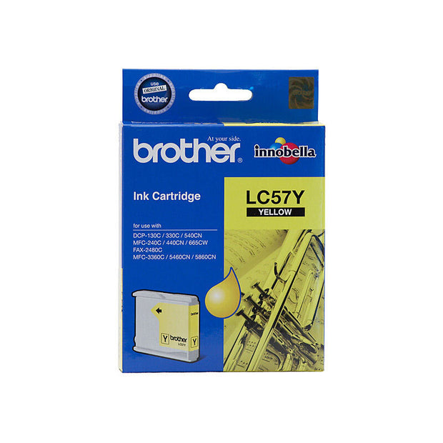 Brother LC57 Ink Cart 400 pages Yellow