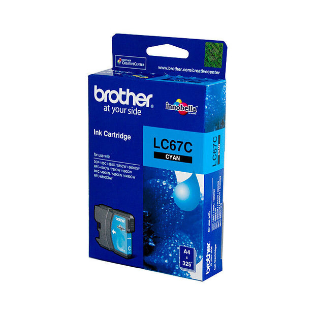 Brother LC67 Ink Cart 325 pages Cyan