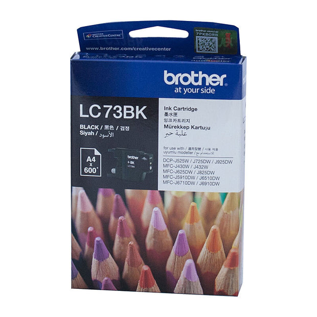 Brother LC73 Ink Cart Up to 600 pages Black