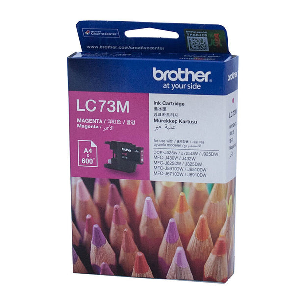 Brother LC73 Mag Ink Cart Up to 600 pages Magenta