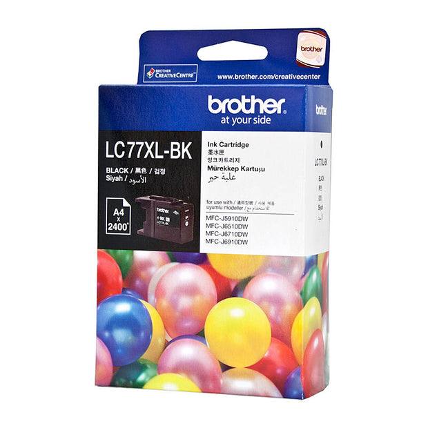 Brother LC77XL Ink Cart Up to 2,400 pages Black
