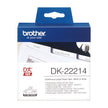 Brother DK22214 White Roll 12mm x 30.48 metres Paper