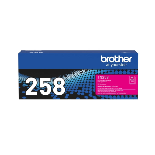 Brother TN258 Mag Toner Cart 1,000 pages Magenta