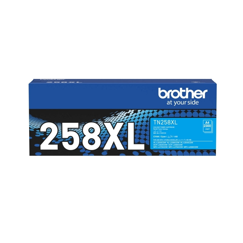 Brother TN258XL Toner Car 2,300 pages Cyan