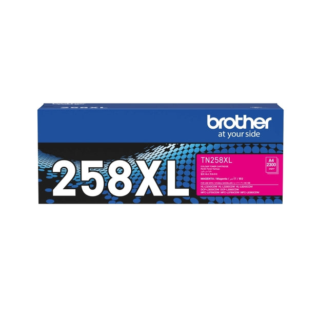Brother TN258XL Mag Toner Cart 2,300 pages Magenta