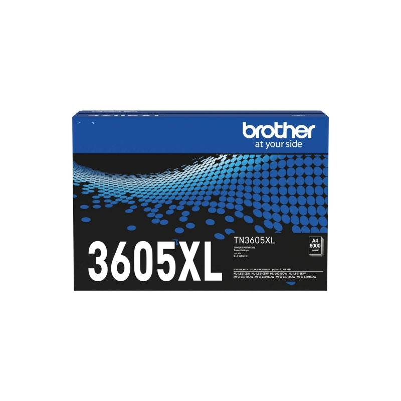 Brother TN3605XL Toner Cart 6,000 pages Black
