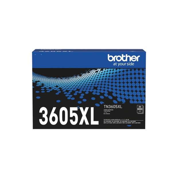 Brother TN3605XL Toner Cart 6,000 pages Black
