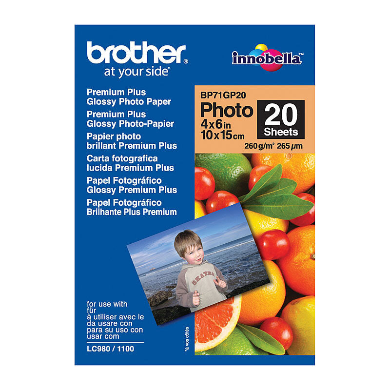 Brother BP71GP20 Glossy Paper 20 sheets Product