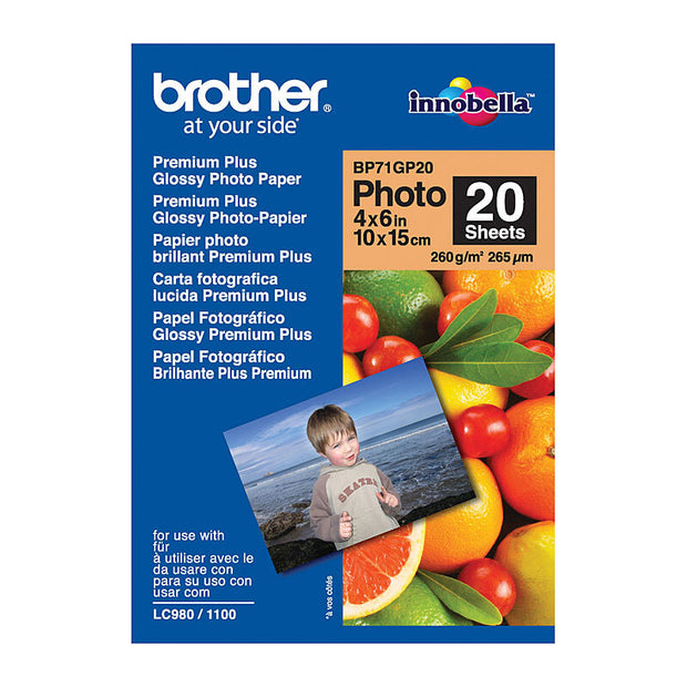 Brother BP71GP20 Glossy Paper 20 sheets Product