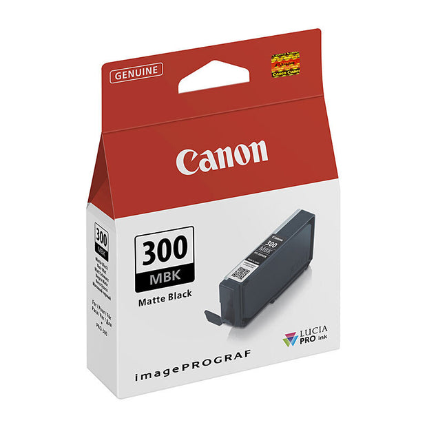 Canon PFI300 Mte Blk Ink Tank Matte Black
