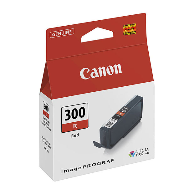 Canon PFI300 Ink Tank Red