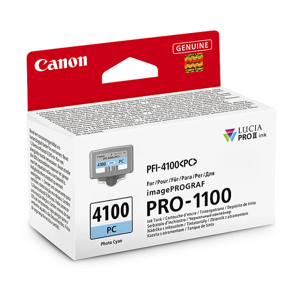 Canon PFI4100 Ph Ink Cart 80ml Photo Cyan
