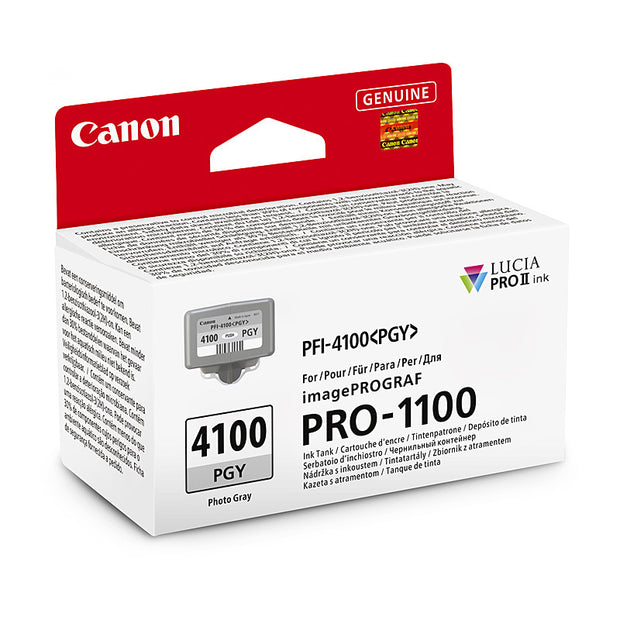 Canon PFI4100 Ph Ink Cart 80ml Photo Grey