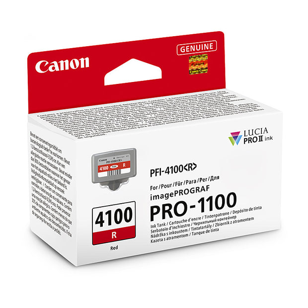 Canon PFI4100 Ink Cart 80ml Red