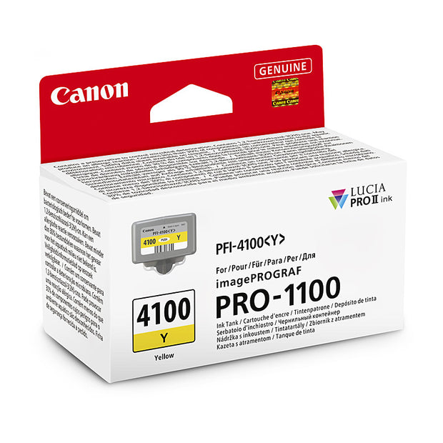 Canon PFI4100 Ink Cart 80ml Yellow