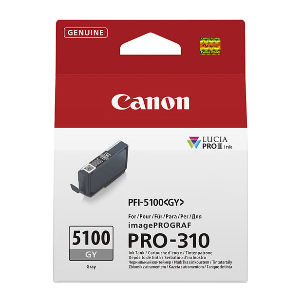 Canon PFI5100 Ink Cart 14.4ml Grey