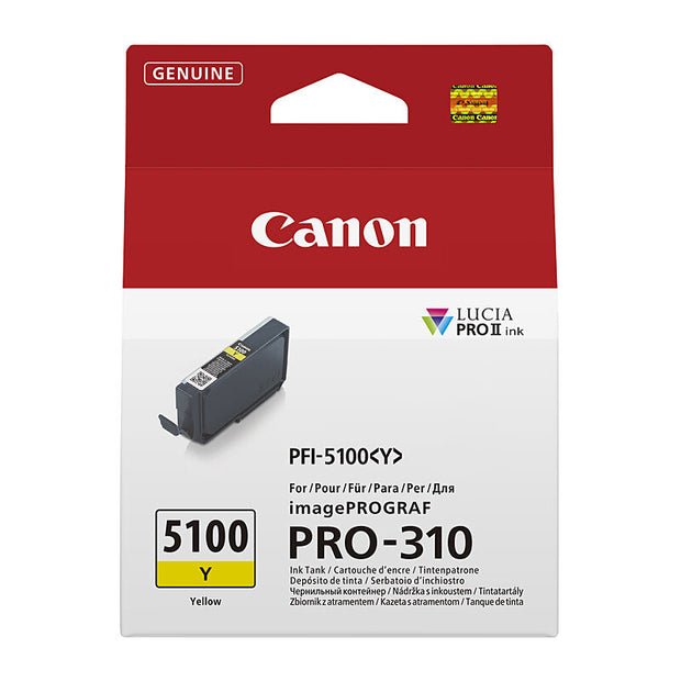 Canon PFI5100 Ink Cart 14.4ml Yellow