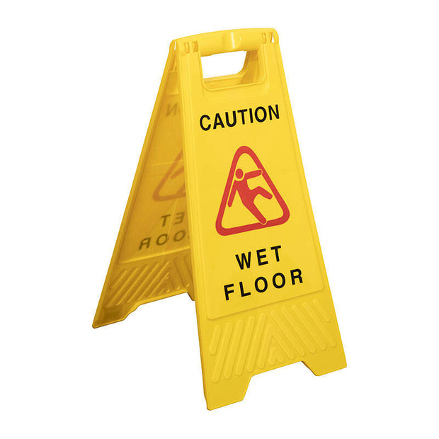 Clnlnk Sfty Sign Wet Flr Ylw Yellow