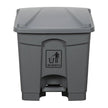 Clnlnk Rubsh Bin W/Pdl 30L Gry Grey