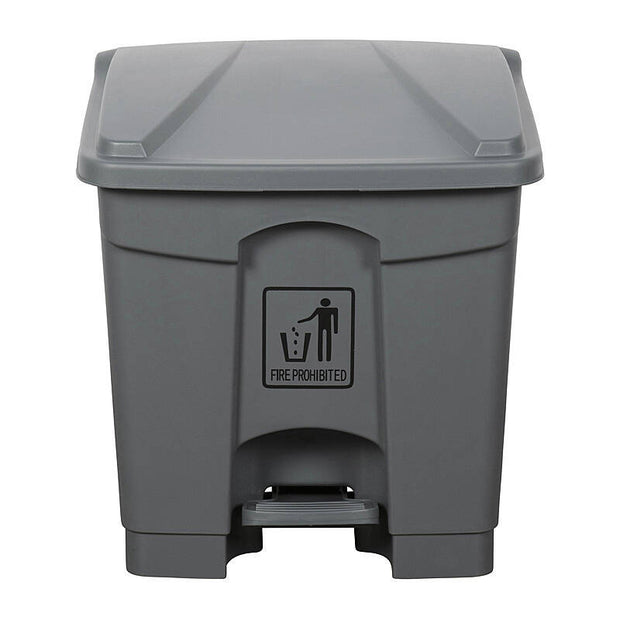 Clnlnk Rubsh Bin W/Pdl 30L Gry Grey