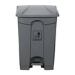 Clnlnk Rubsh Bin W/Pdl 45L Gry Grey