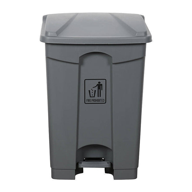 Clnlnk Rubsh Bin W/Pdl 45L Gry Grey
