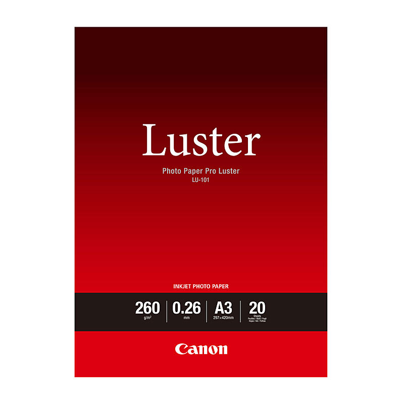 Canon Luster Photo Paper A3 20 sheets Product