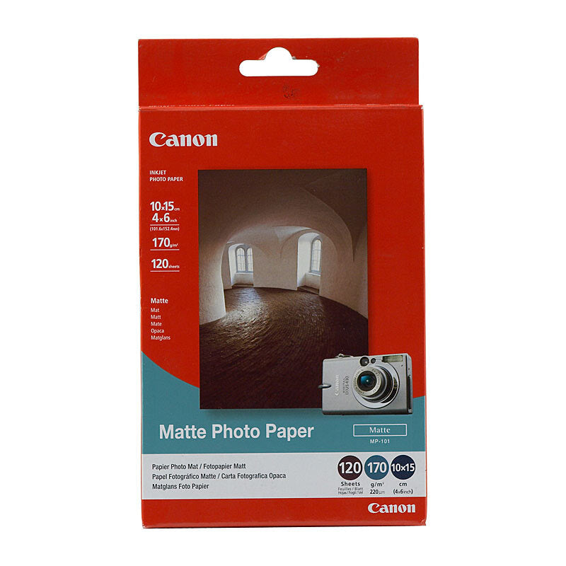 Canon Matte Photo Paper 4x6 120 sheets Product