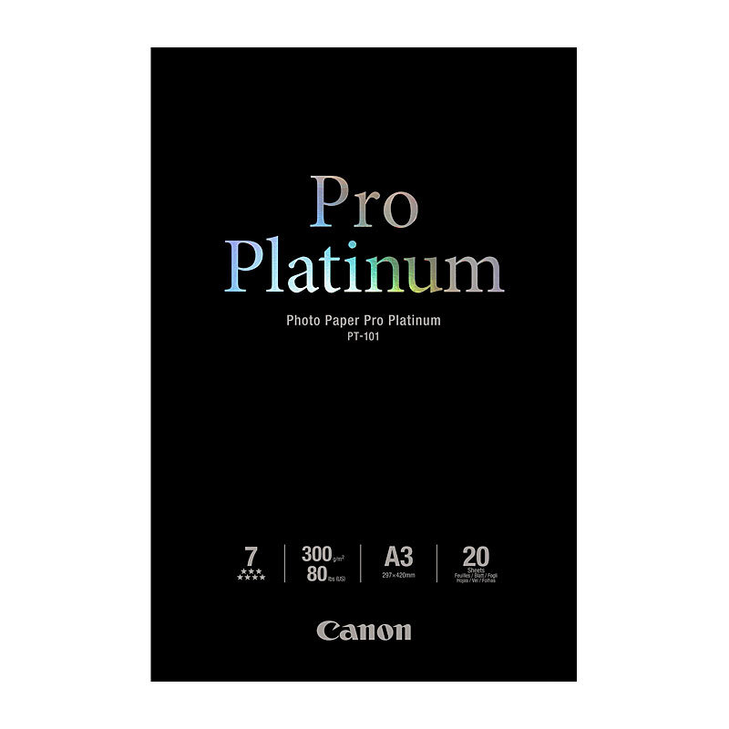 Canon A3 Pro Platinum 20sh 20 sheets Paper Product