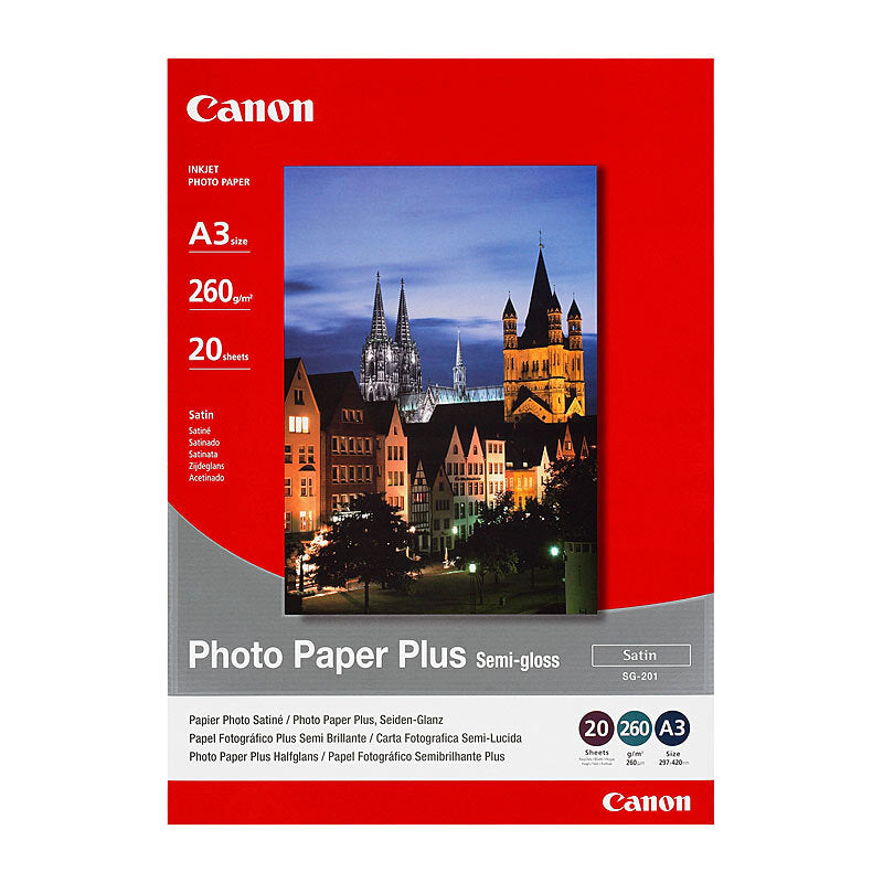 Canon A3 Semi Gloss Photopaper 20 sheets Paper Product