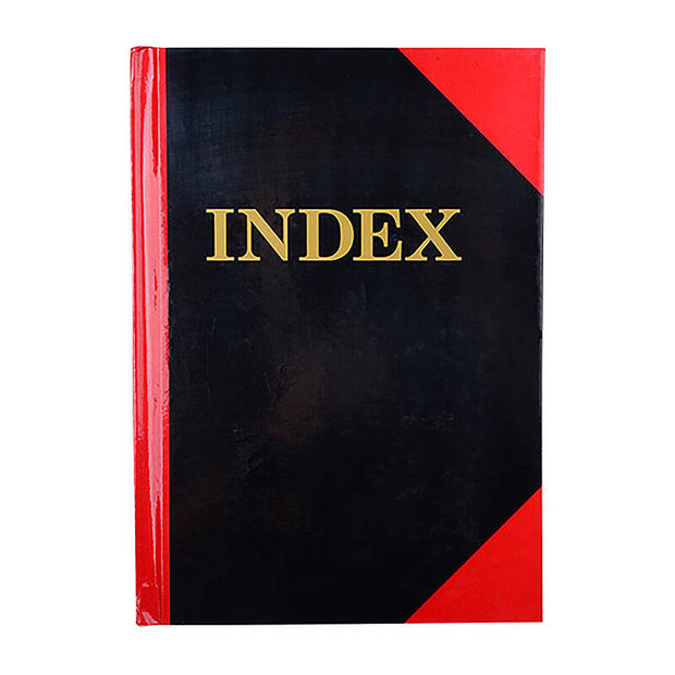 & Notebook A5 100Lf Red Black