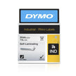 Dymo Rhino 24mm Wht Vinyl Black on White