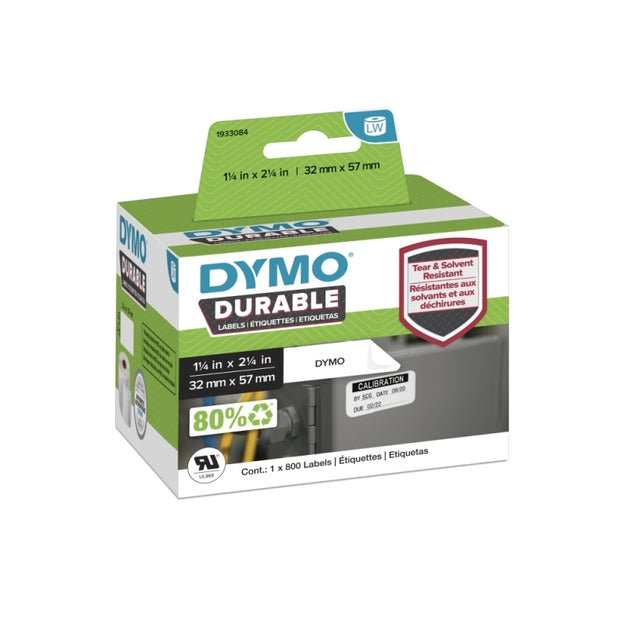 DY LW Dur MP Label 57x32mm White
