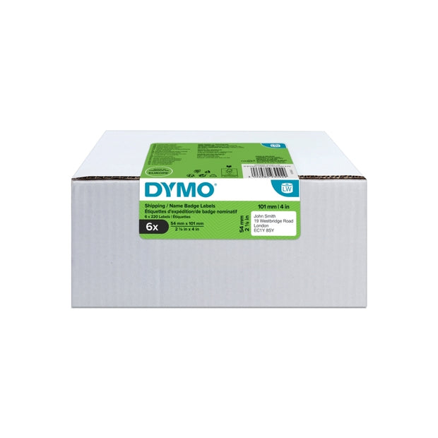 Dymo LW Ship Lbl 54X101m Pk6 54x101mm