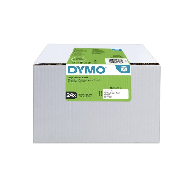 Dymo LW Lg Adrs Label Bulk 24 36 x 89mm White