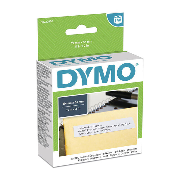 Dymo LW 19mm x 51mm White Label Roll