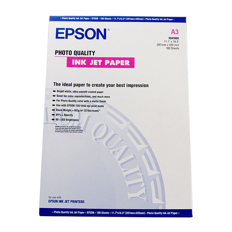 Epson S041068 Photo Paper A3 100 sheets Product