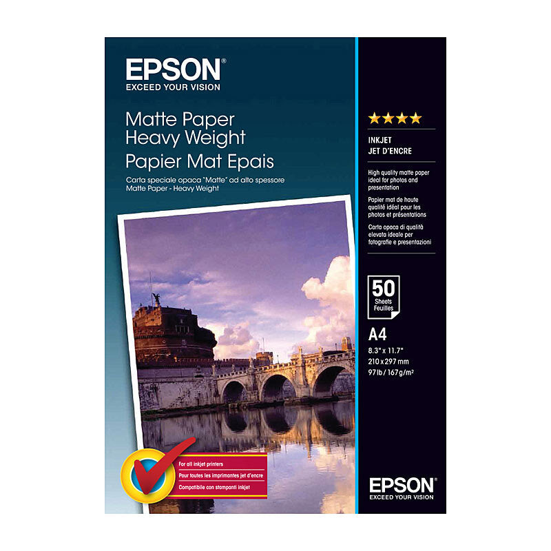 Epson S041256 Matte H/W Paper 50 sheets Product